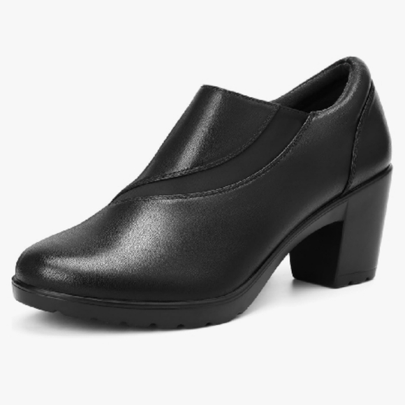 Shoes - Black Zip up Ankle Boot